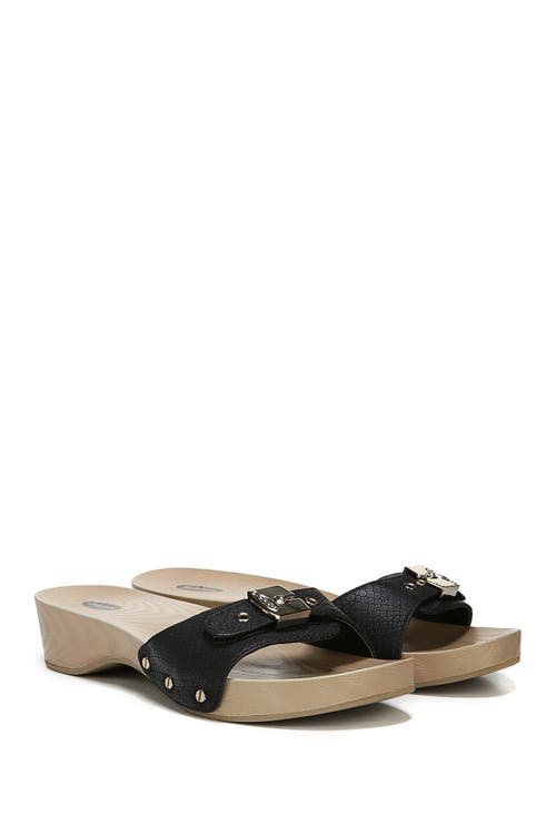 DR. SCHOLL'S DR. SCHOLL'S CLASSIC SNAKE EMBOSSED SANDAL