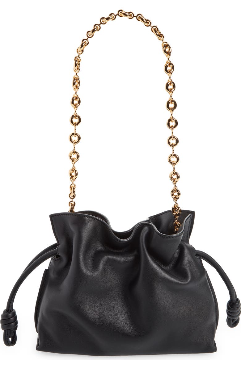 Loewe Mini Flamenco Leather Clutch, Alternate, color,