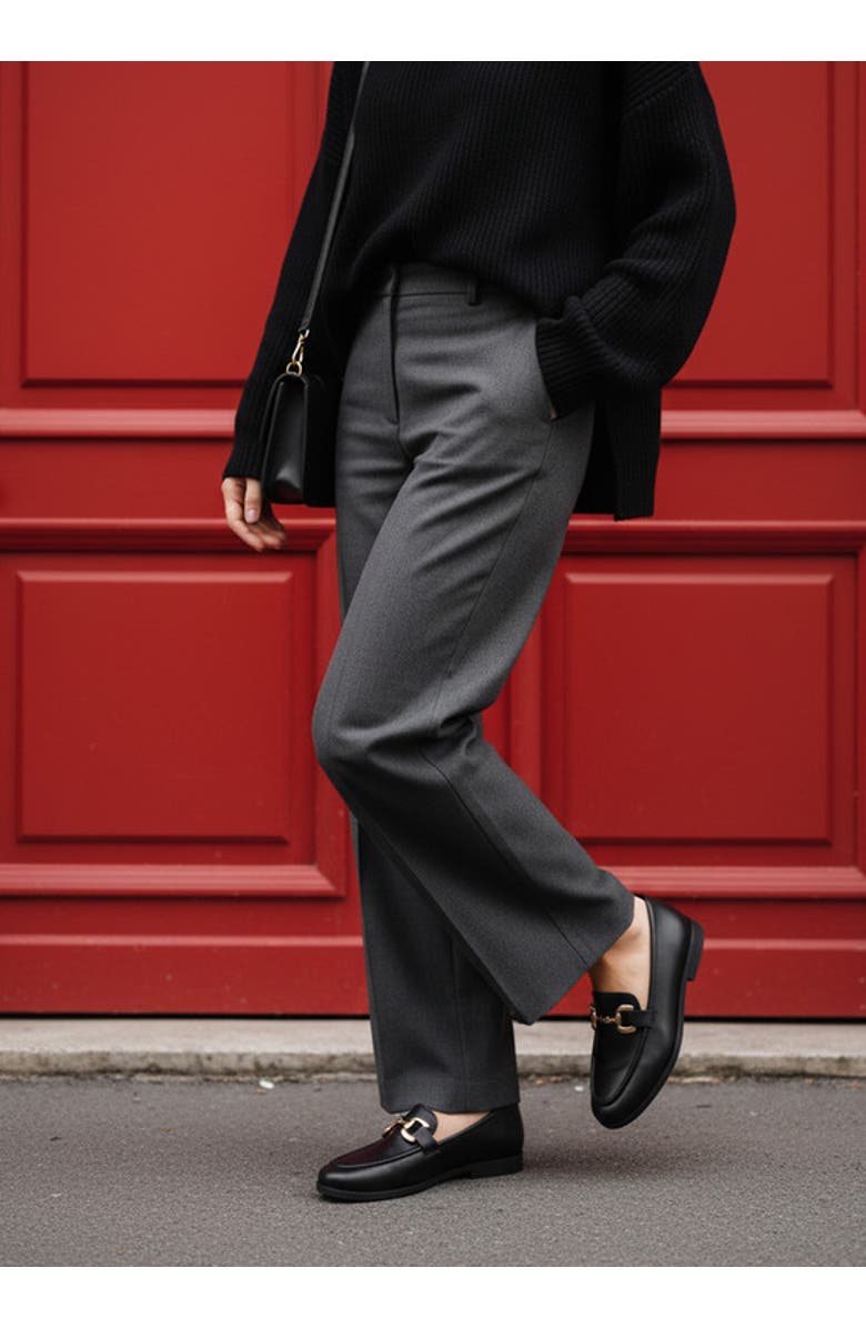 Marc Joseph New York Avery Street Hands Free Technology Leather Buckle Loafer, Alternate, color,