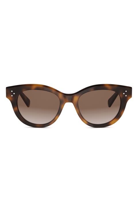 3 Dots 51mm Round Sunglasses