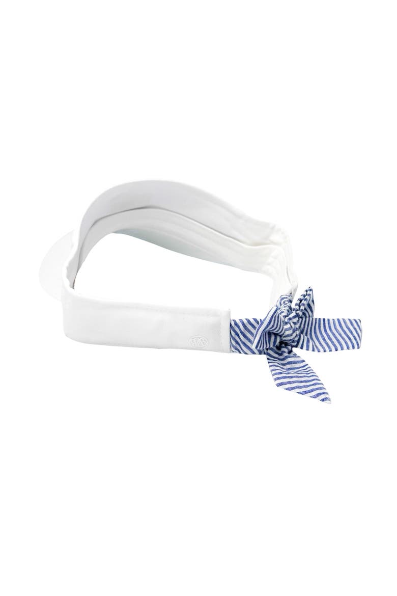 American Flag Bow Visor, Alternate, color, White