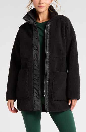 Levi's® Quilted Fleece Long Teddy Coat | Nordstrom Levi's® Quilted Fleece Long Teddy Coat | Nordstrom