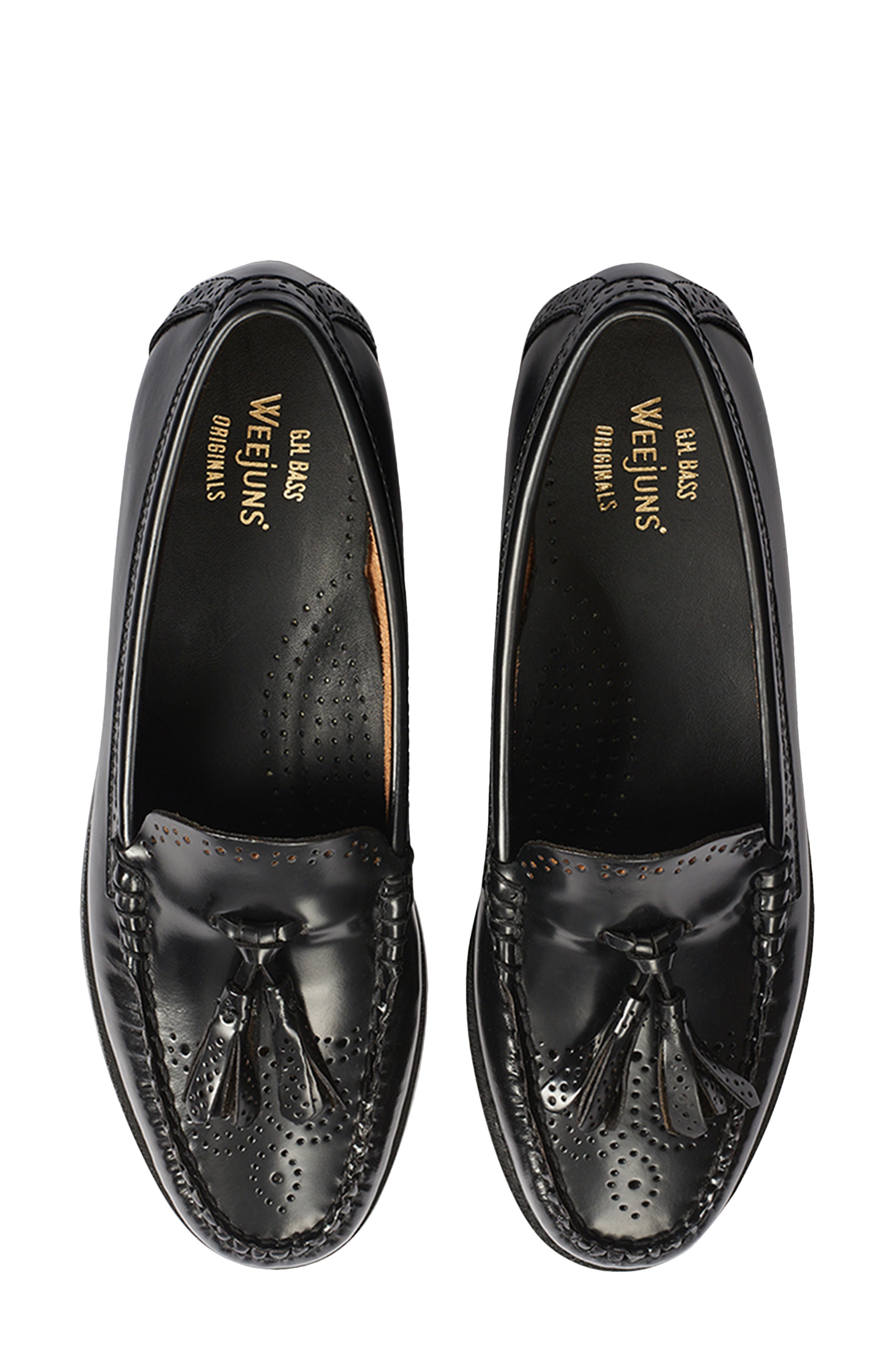 Estelle Tassel Loafer, Alternate, color, BLACK