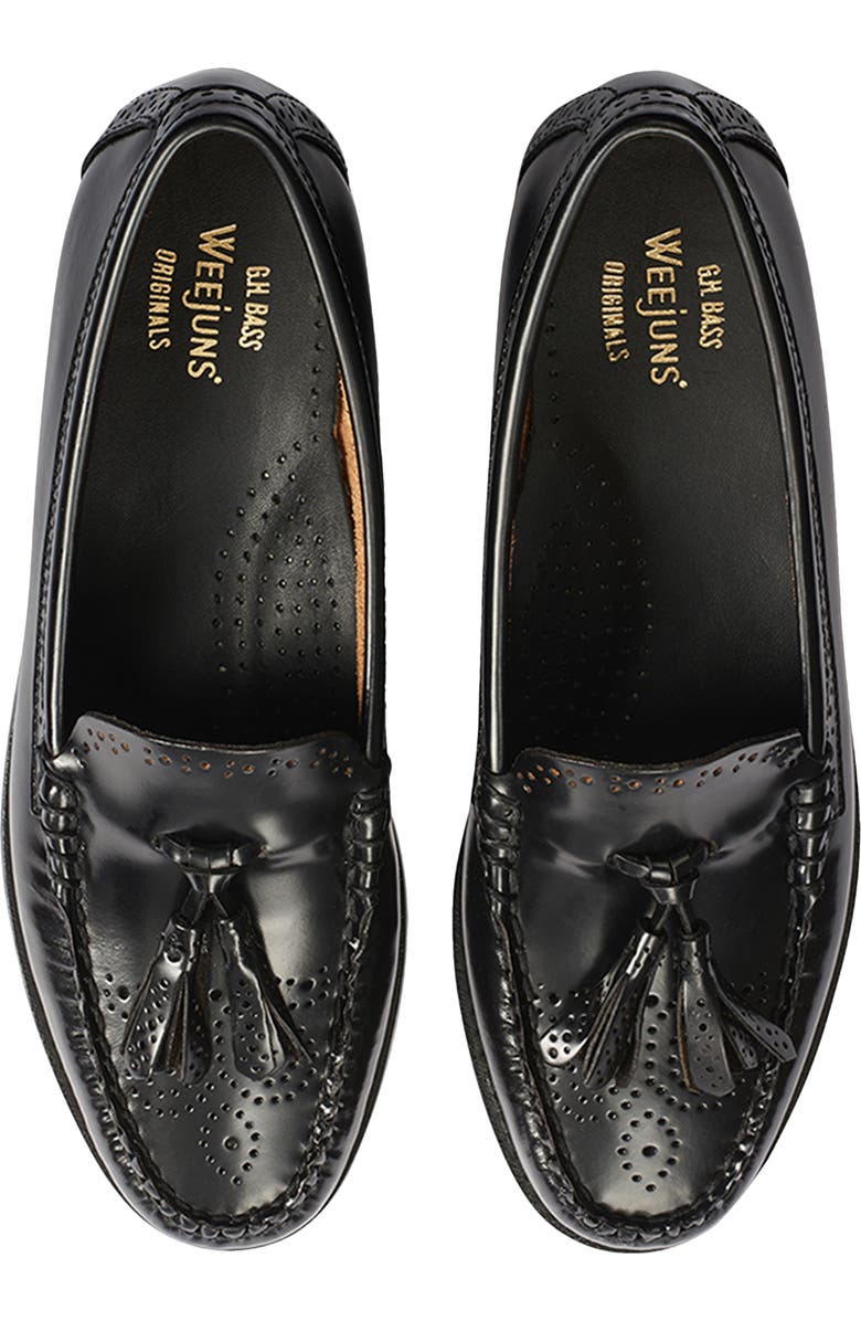 G.H.BASS Estelle Tassel Loafer, Alternate, color, Black
