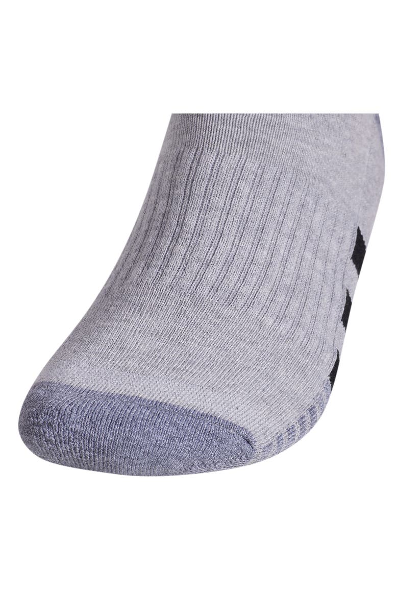 adidas 3-Pack 3.0 Cushioned Sport Ankle Socks, Alternate, color, 