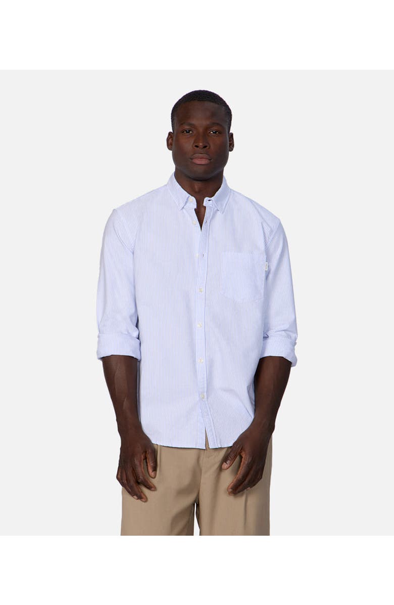 Industrie Australia The Cambridge Long Sleeve Shirt, Main, color, White Light Blue