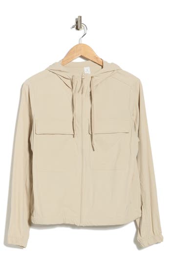Yogalicious Trekki Vibrant Move Hooded Jacket In Neutral