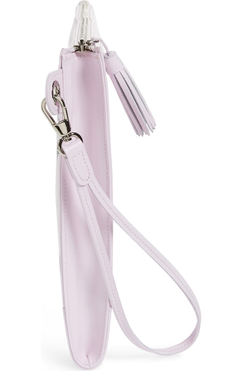 Longchamp Small St. Valentin Leather Wristlet, Alternate, color, Girl