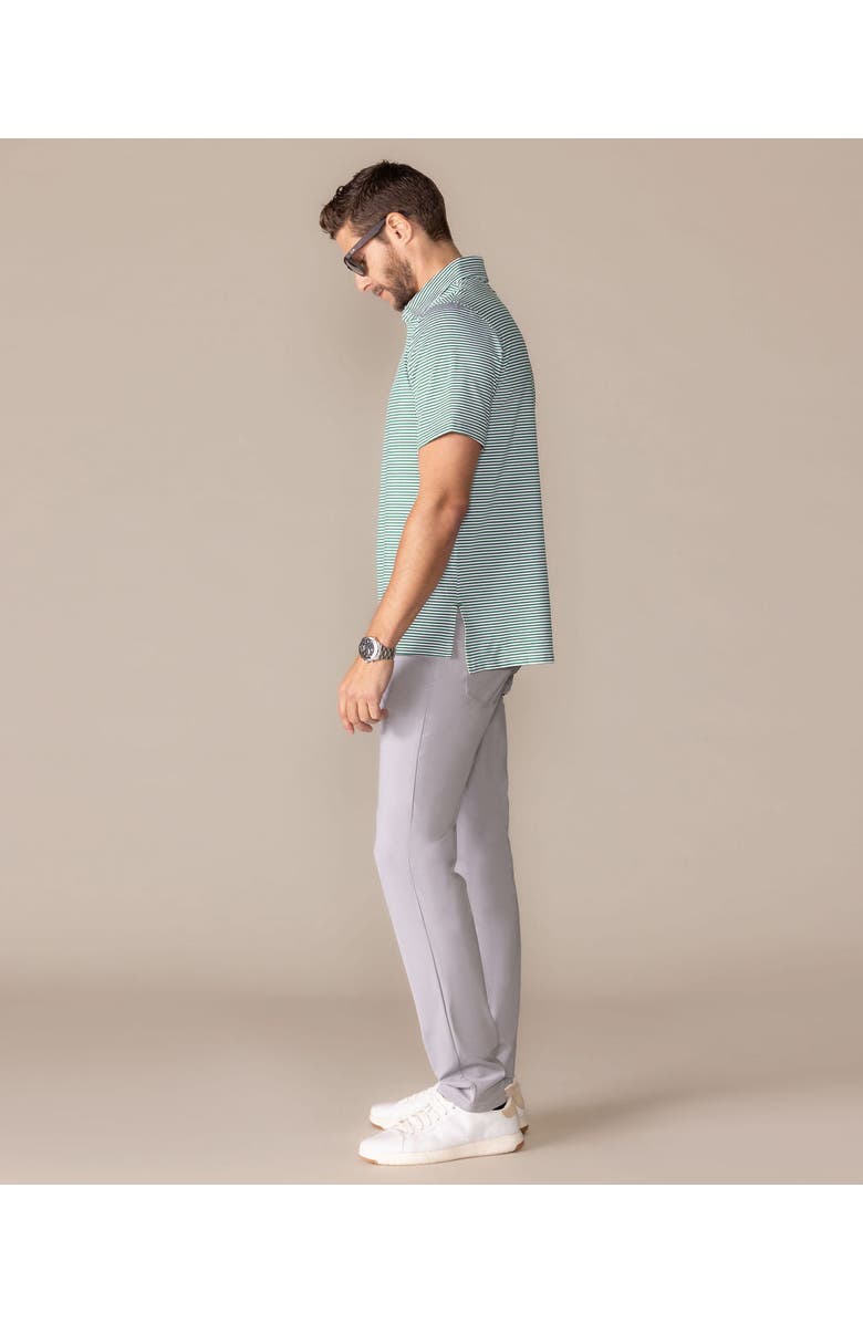 ASHWORTH GOLF Fairway Polo, Alternate, color, Club Green/White