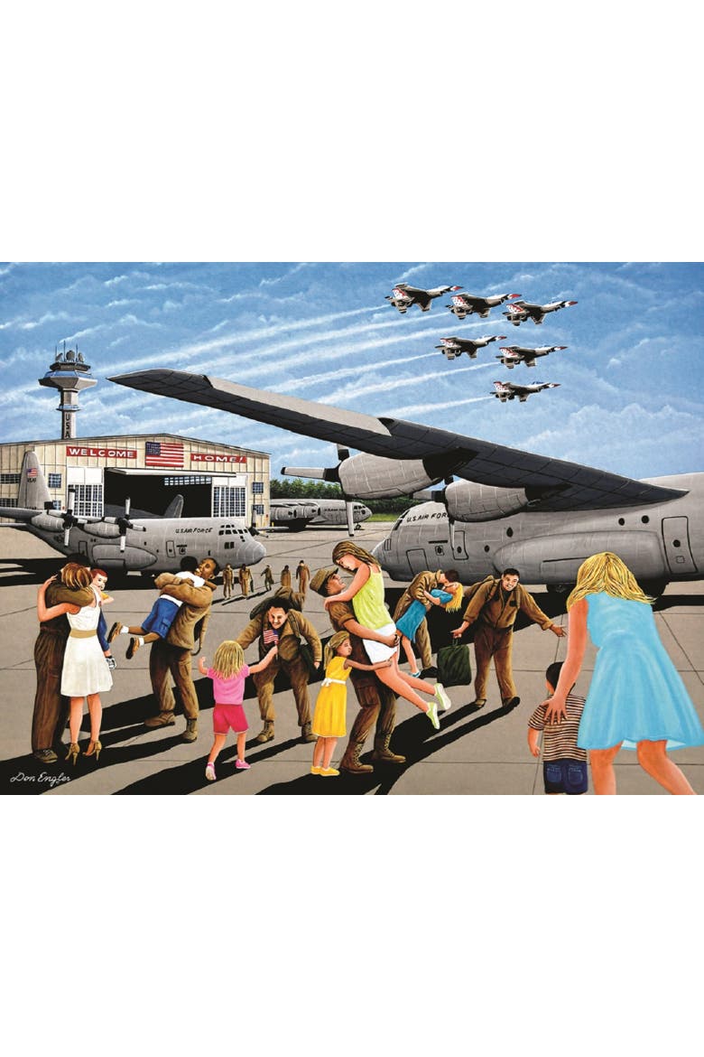 Family Welcome 500 piece Jigsaw Puzzle for Adults, Main, color, Multicolor