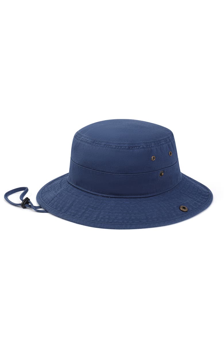 Foraker Men's Cotton Bucket Hat, Main, color, Ink