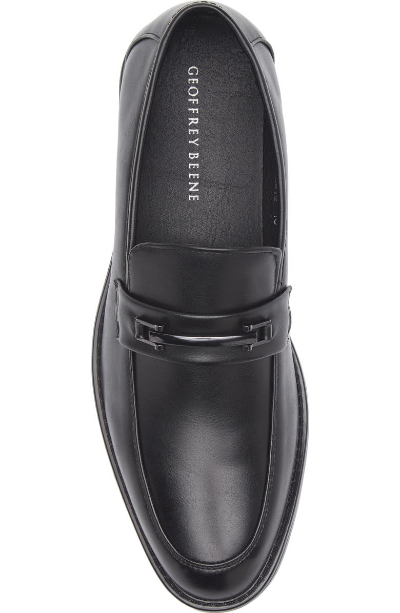 GEOFFREY BEENE Faux Leather Loafer, Alternate, color, Black