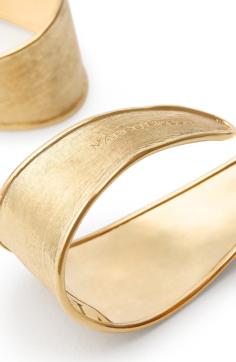 Marco Bicego Lunaria Hoop Earrings, Alternate, color, Yellow Gold