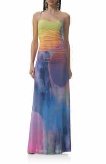 AFRM Lana One-Shoulder Maxi Dress