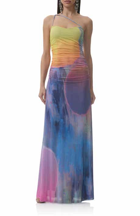 AFRM Lana One-Shoulder Maxi Dress