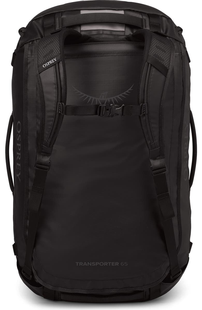 Osprey Transporter 65-Liter Duffle Luggage, Alternate, color, Raven Black/Black