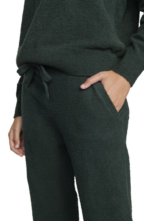 Eberjey Recycled Bouclé Joggers In Green