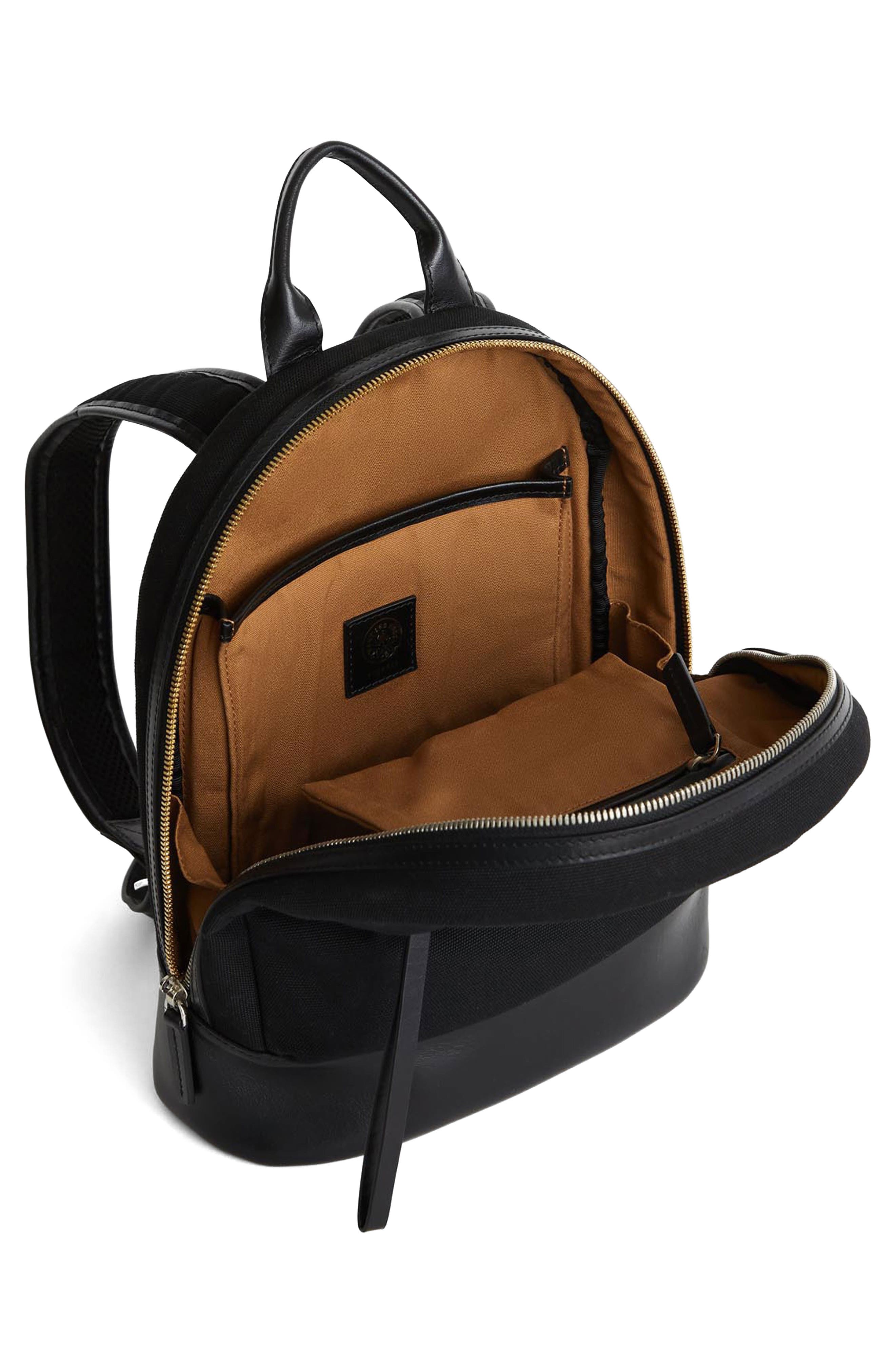 WANT Les Essentiels Mini Piper Organic Cotton Backpack, Alternate, color, Black/ Jet Black