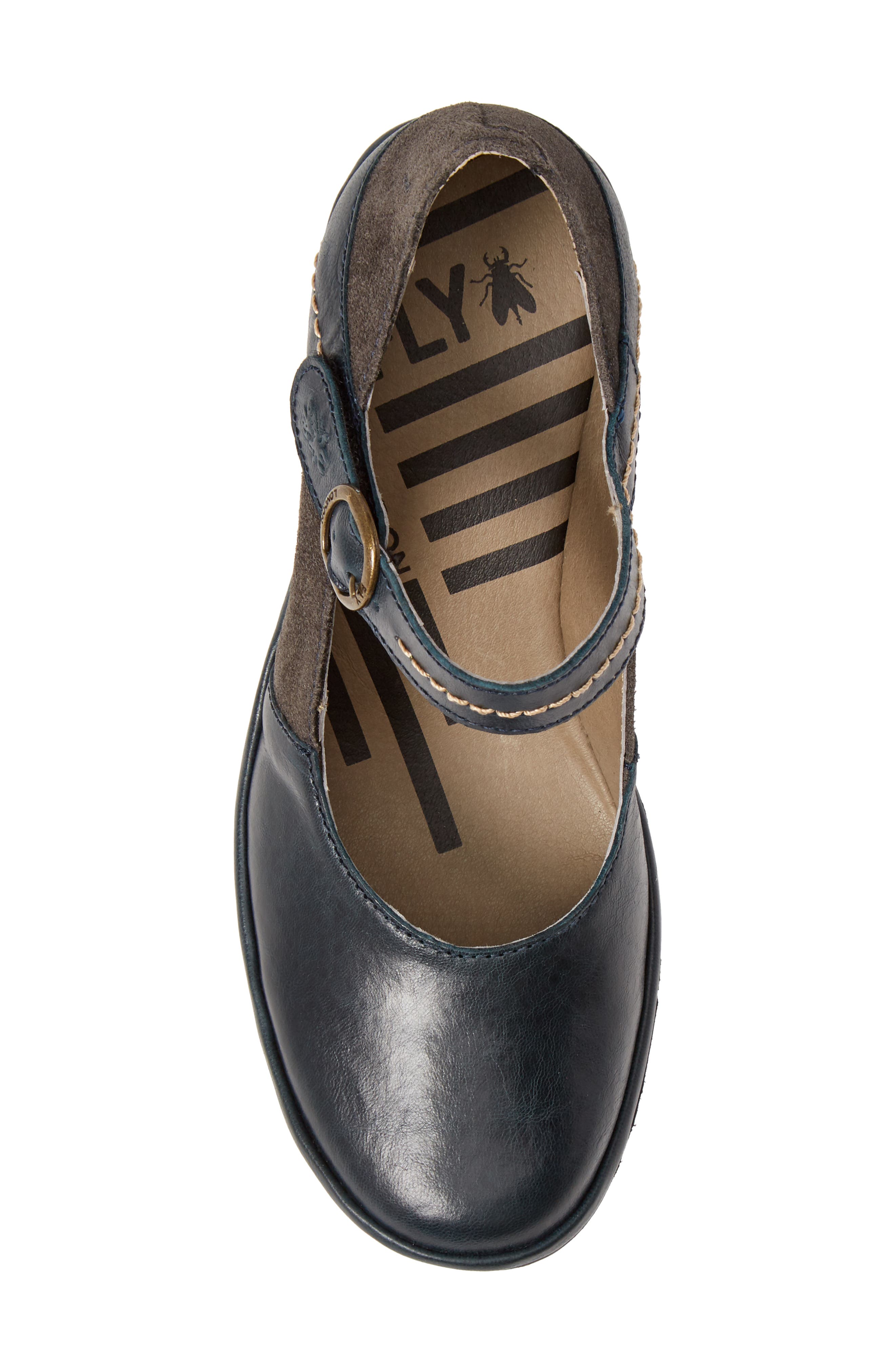 Yuko Wedge Mary Jane Pump, Alternate, color, DARK PETROL/ DIESEL LEATHER