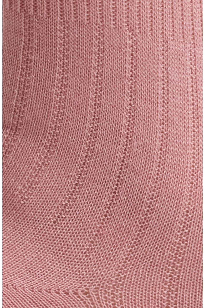 Rib Crew Socks, Alternate, color, DUSTY ROSE