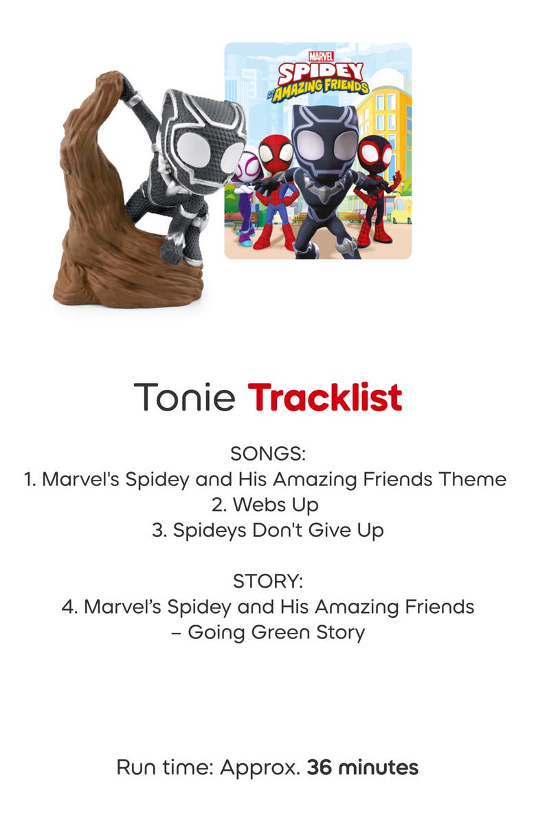 tonies Spidey & Friends Tonie 4-Pack Figurine Playset, Alternate, color, Multi