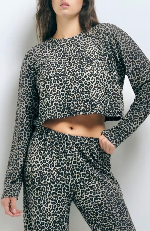 Andine Maeve Rosario Crop Long Sleeve Sleep Top