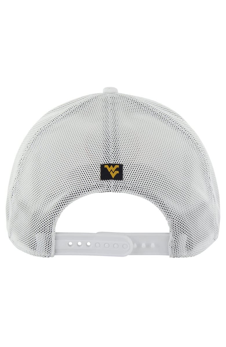 '47 Men's '47 White West Virginia Mountaineers Fairway Trucker Adjustable Hat, Alternate, color,