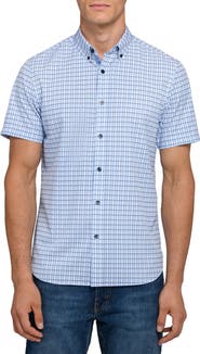 CONSTRUCT Plaid Woven Short Sleeve Basic