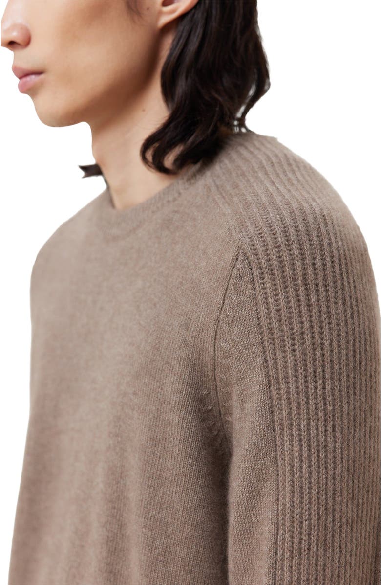 GOBI Mongolian Cashmere Cashmere Regular Fit Sweater, Alternate, color, Taupe