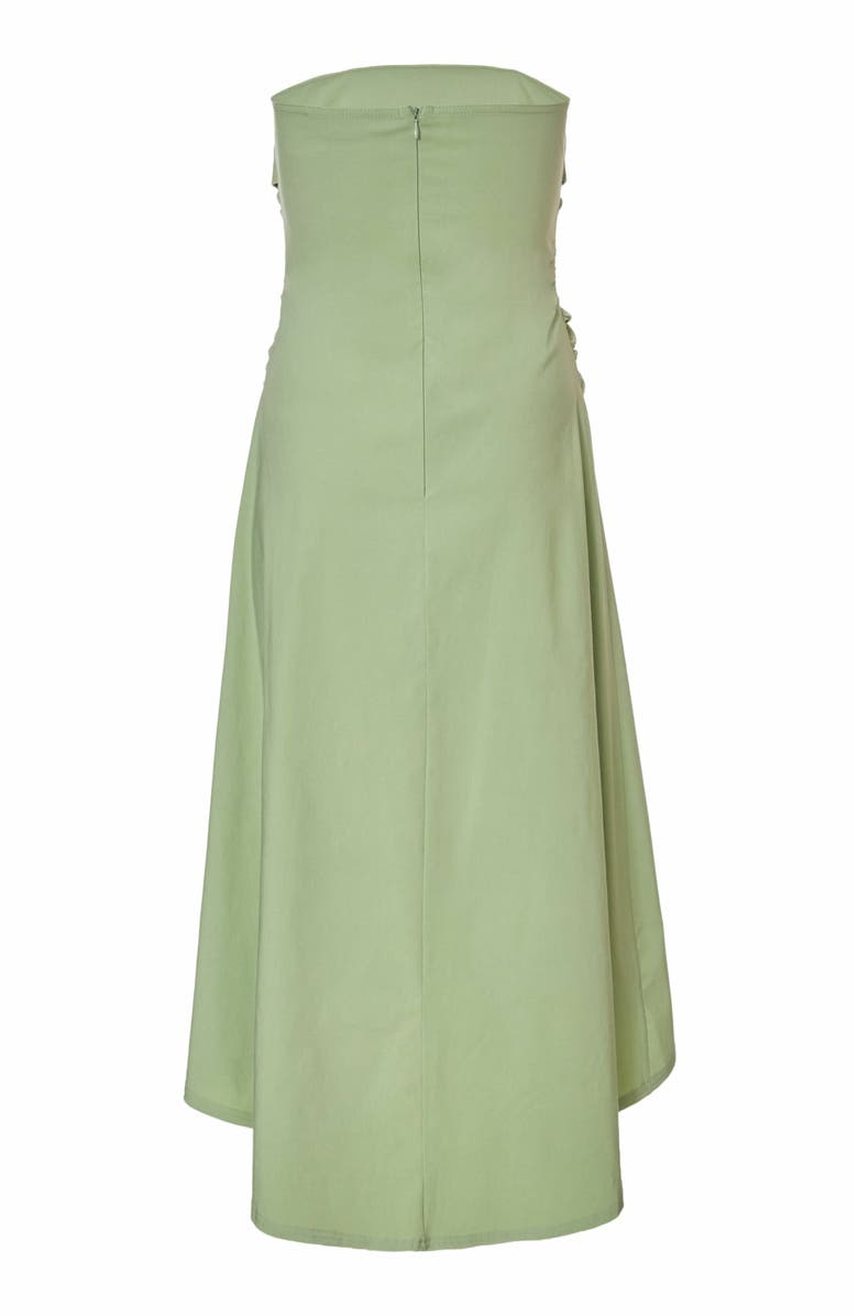 QUIZ Bengaline Bandeau Midi Dress, Alternate, color,