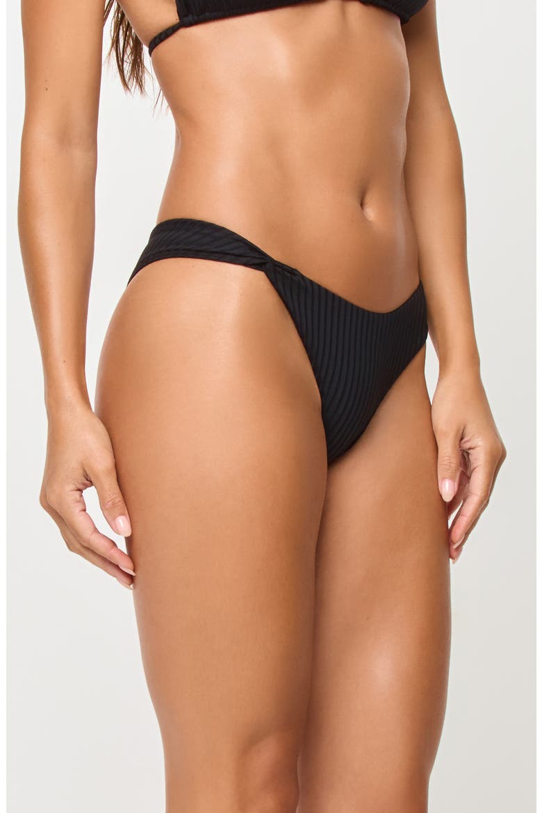 Chrissy Bikini Bottoms, Alternate, color, BLACK