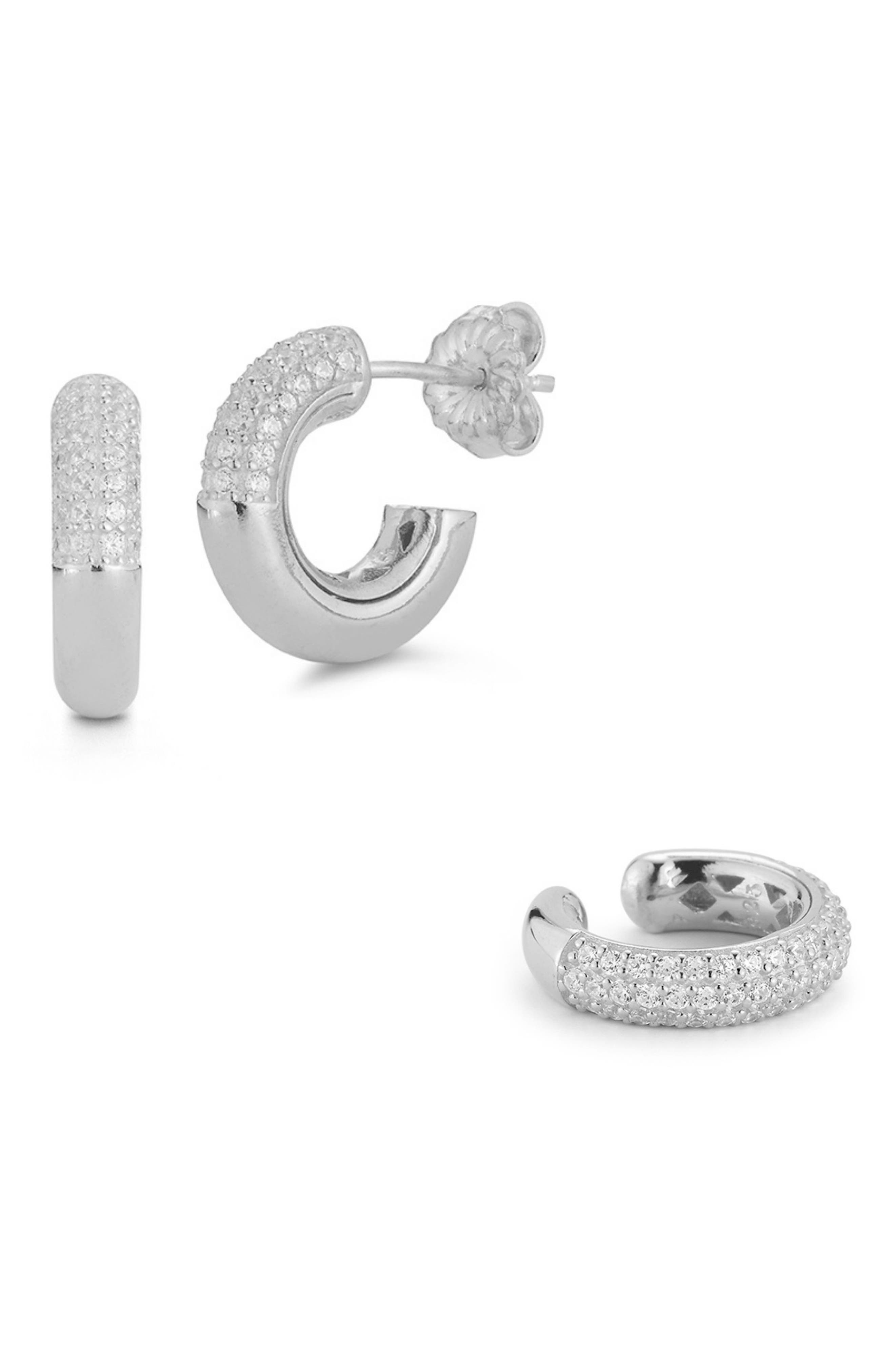 GLAZE JEWELRY Set of 2 Sterling Silver Earrings