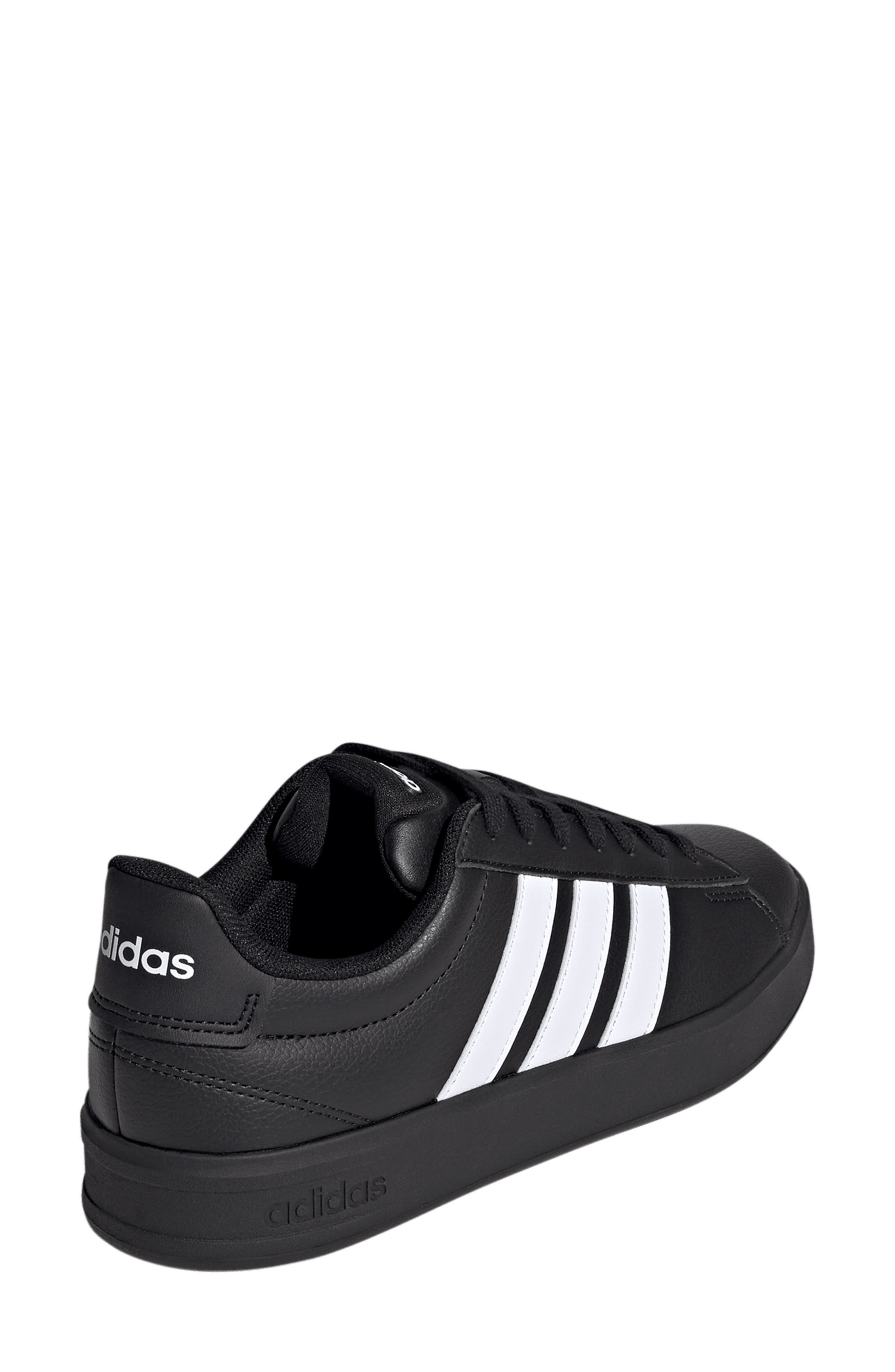 adidas Grand Court 3.0 Sneaker, Alternate, color, Core Black/ White/ White