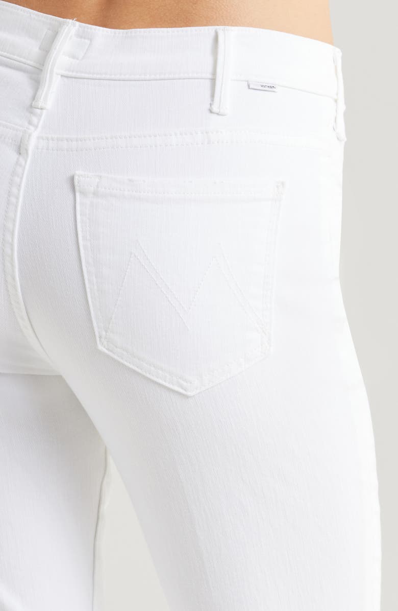 MOTHER Lil Hustler Frayed Ankle Bootcut Jeans, Alternate, color, Fairest Of Them All