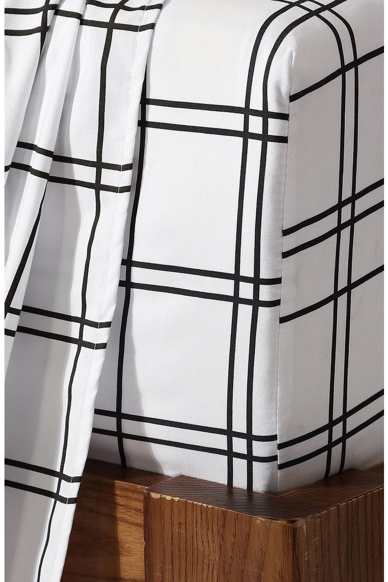 Portfolio Malo Sheet Set, Alternate, color, WHITE/ BLACK