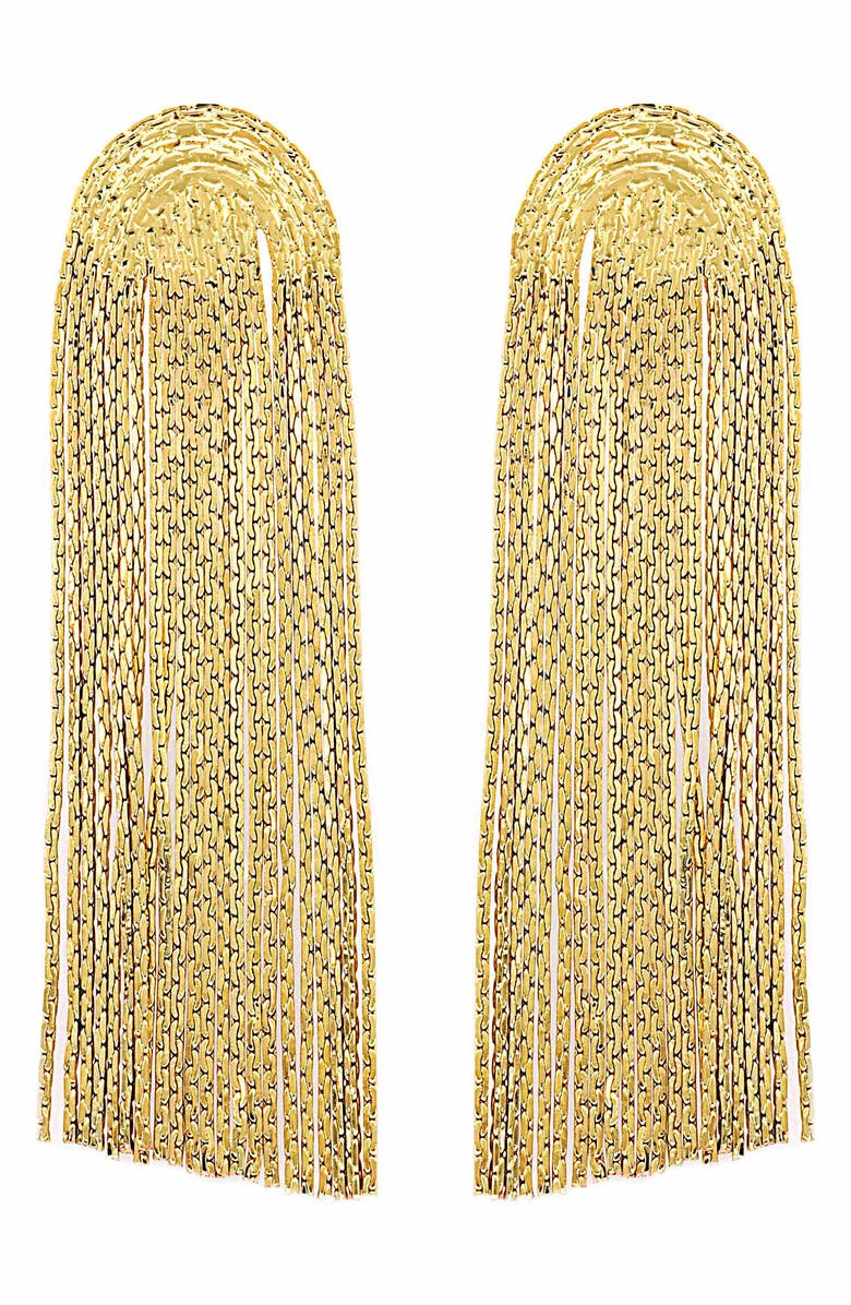 Panacea Fringe Drop Earrings, Main, color,