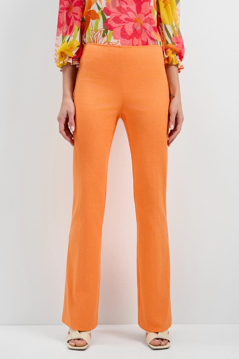 Jacoba Slim-Fit Bootcut Pants, Alternate, color, Aulenti Orange