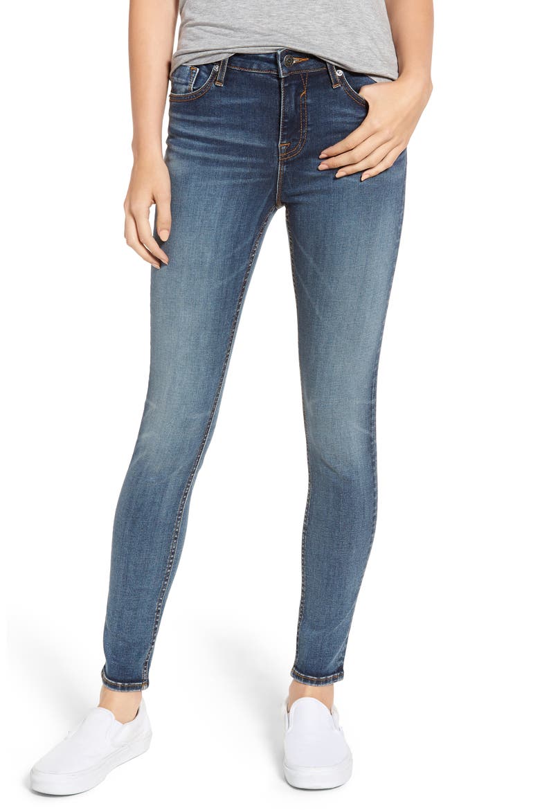 Marley Skinny Jeans, Main, color, MED WASH