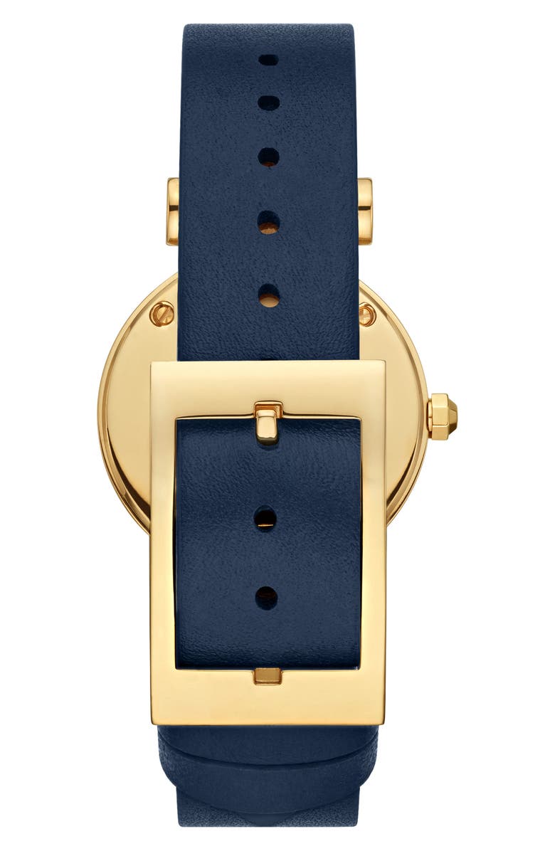 Tory Burch The Sawyer Leather Strap Watch, 28mm, Alternate, color,