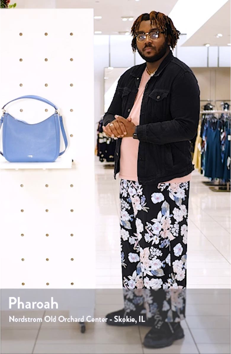 roulette large leather hobo bag, sales video thumbnail