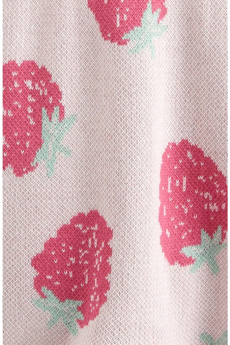 Cotton Sweater Romper, Alternate, color, PINK BALM BERRY TOSS