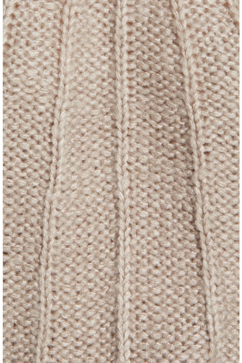 Seam Detail Crop Sweater, Alternate, color, MOCHA