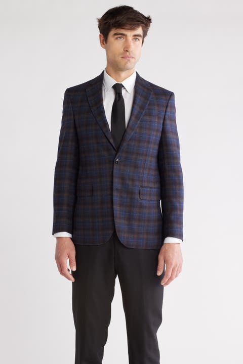 Plaid Jarrow Wool Sport Coat