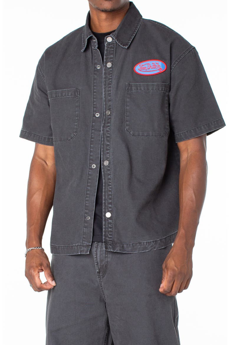Short Sleeve Hell Shirt, Main, color, Moonless Night