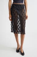 Paloma Wool Tris Sheer Midi Skirt