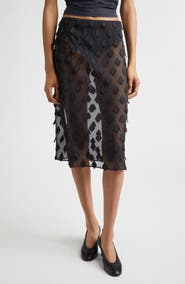 Paloma Wool Tris Sheer Midi Skirt