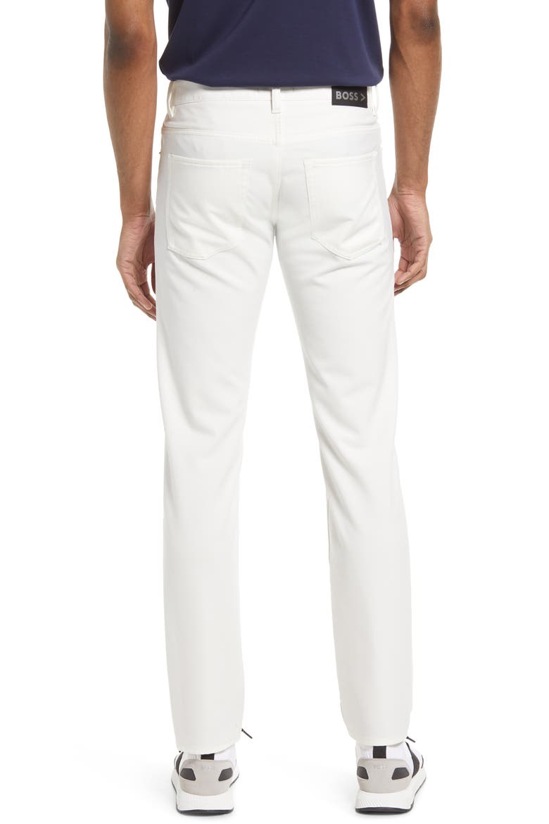Delaware Slim Fit Five Pocket Pants, Alternate, color, OPEN WHT
