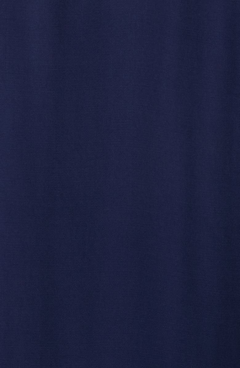 Nordstrom Midnight Lace Trim Satin Chemise, Alternate, color, Navy Peacoat