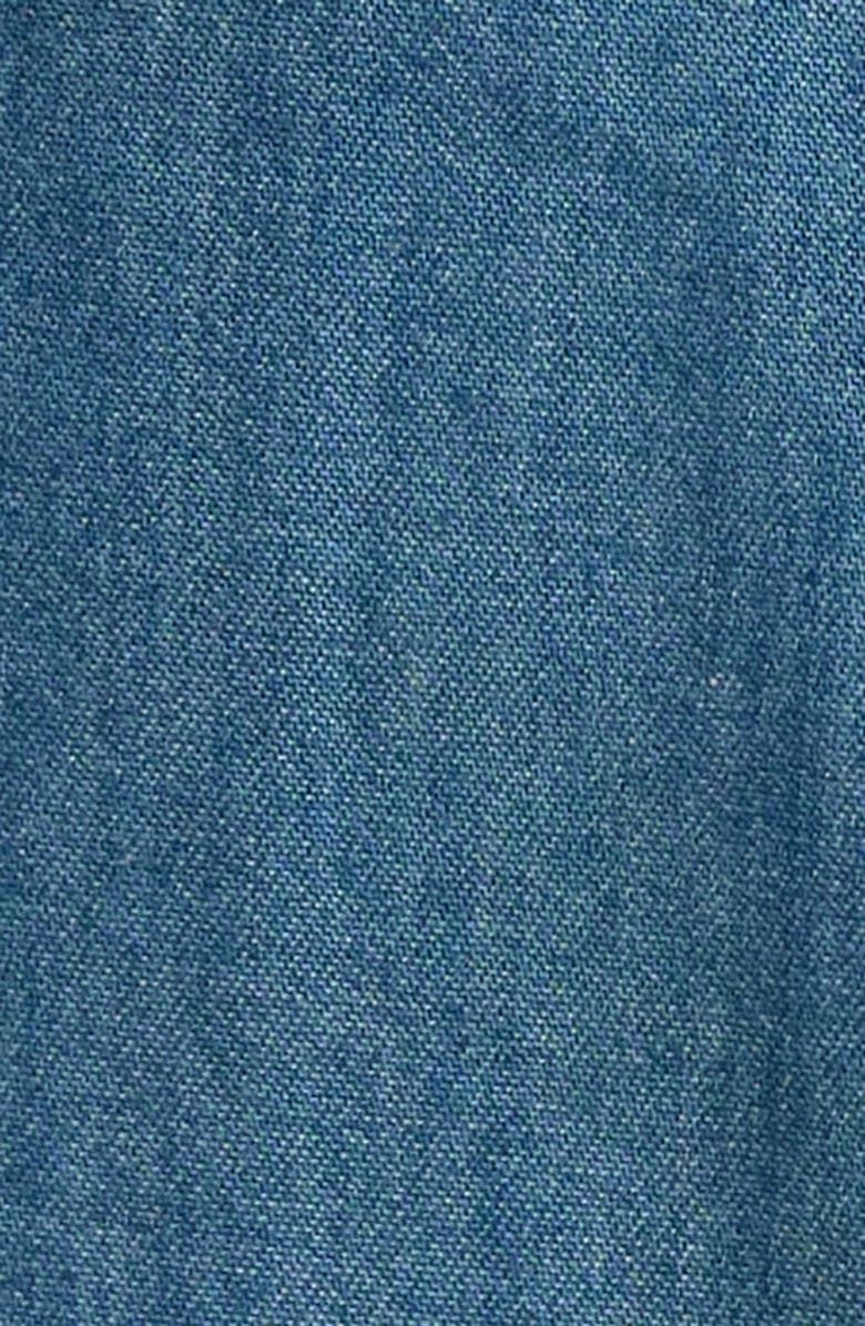 Seasalt Cornwall Feather Star Midi Dress, Alternate, color, Mid Wash Indigo