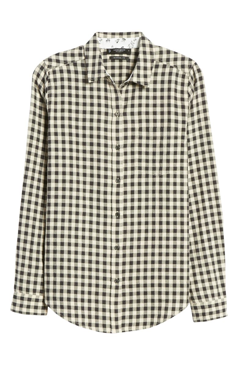 Lucky Brand Check One-Pocket Shirt, Alternate, color, 